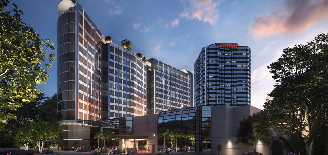 Universal City Hilton Plans 15Story Expansion Urbanize LA